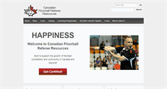 Desktop Screenshot of floorballreferee.com